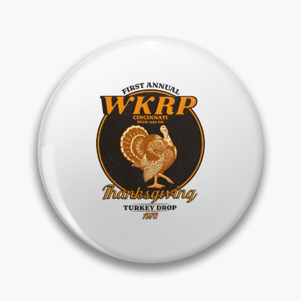 Item preview, WKRP Turkey Drop Thanksgiving Retro Radio Comedy designed and sold by Mind-Drift.