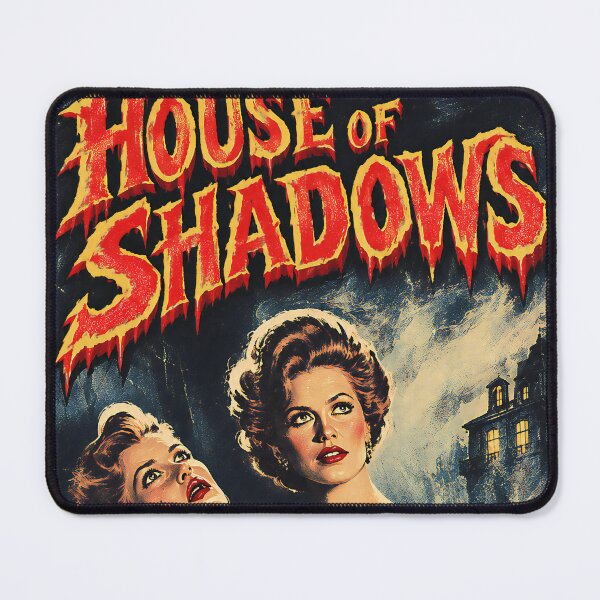 Item preview, house of shadow : vintage horror poster designed and sold by aliraweb.