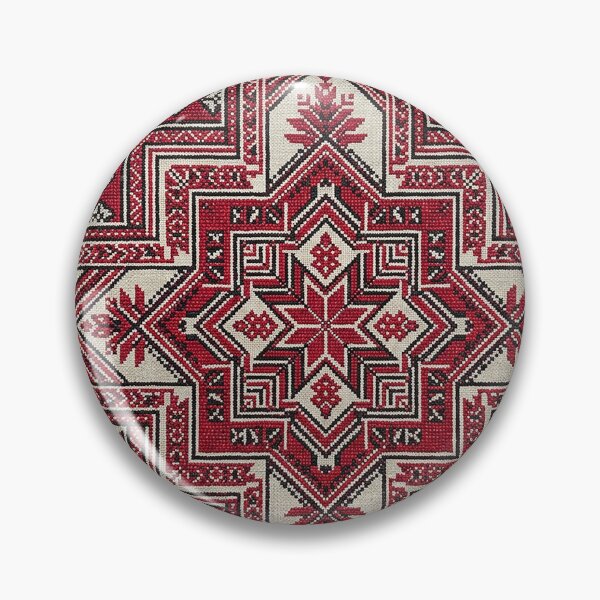 Item preview, Traditional Palestinian Embroidery Geometric Folk Design designed and sold by BrainCurves.