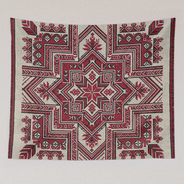Item preview, Traditional Palestinian Embroidery Geometric Folk Design designed and sold by BrainCurves.