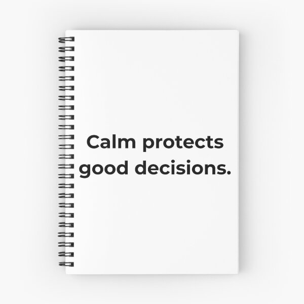 Item preview, Calm protects good decisions. designed and sold by MPSTUDIOPL.