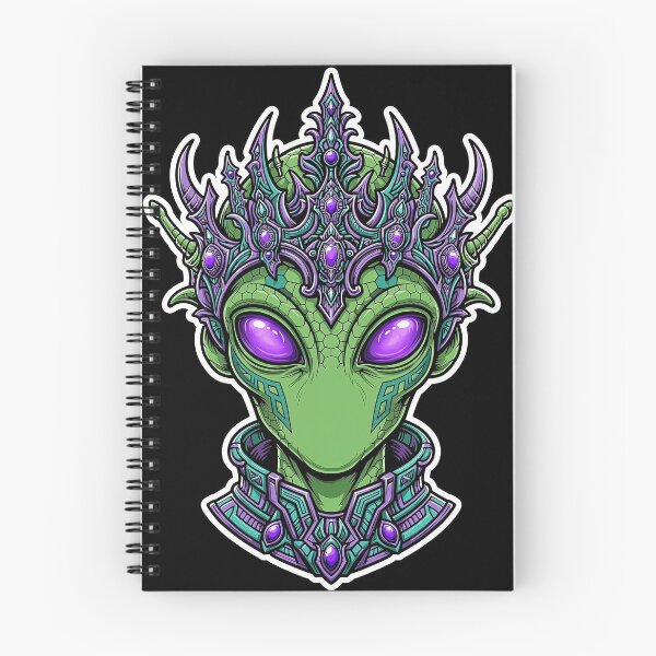 Item preview, Alien King Crown Portrait Art designed and sold by Gangster-Design.