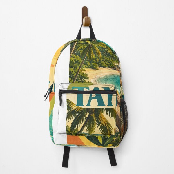 Item preview, Tayrona Colombia Vintage Travel Poster – Retro Tropical Beach & Jungle Art – Santa Marta Souvenir Tee designed and sold by bobscraze.