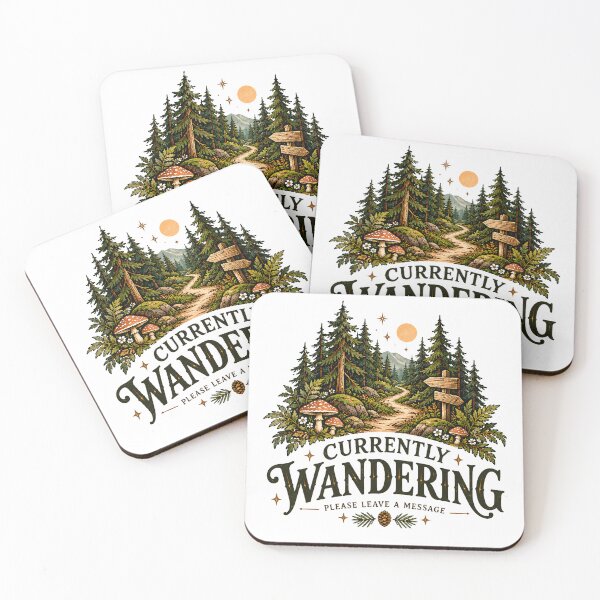 Item preview, Currently Wandering Woodland Trail designed and sold by MysticCanvasAi.