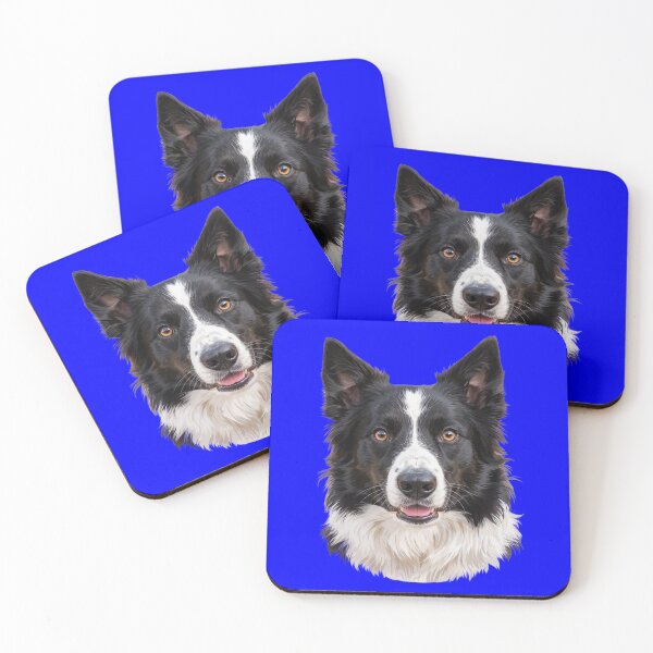 Item preview, Dog Pet Owner Art Design Border Collie Full Face Portrait designed and sold by fantasticdesign.