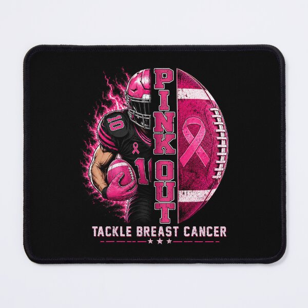 Item preview, Pink Out Tackle Breast Cancer Football Awareness designed and sold by OddPopARt.