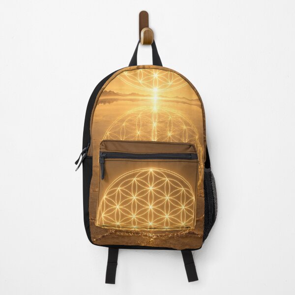 Item preview, Glowing Gold Flower of Life Over Salt Flats designed and sold by monkeybusiness.pt.