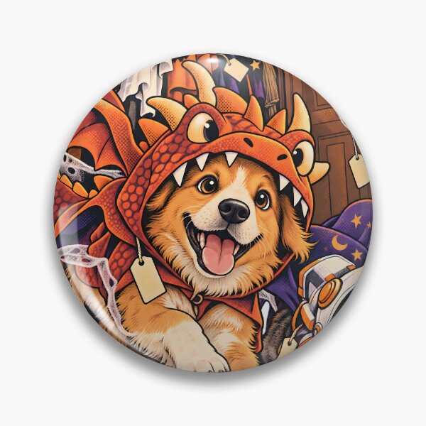 Item preview, Dog Dragon and Astronaut Cat Halloween designed and sold by Artistikastore.
