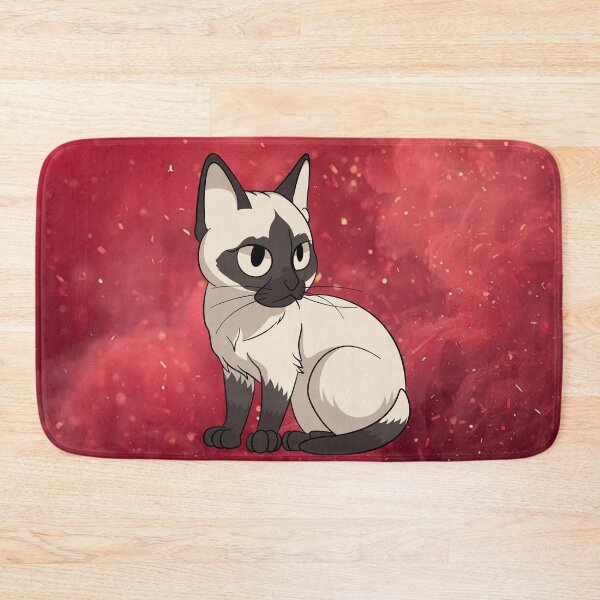 Item preview, Cute Siamese Cat Merry Christmas Holiday Art designed and sold by stormk10.