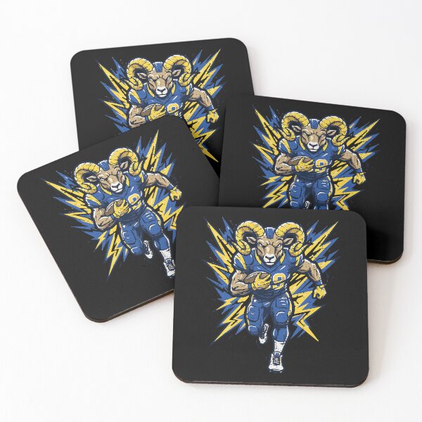 Item preview, Ram Football Mascot Bold Sports Team Energy designed and sold by Glow-Paw-Studio.