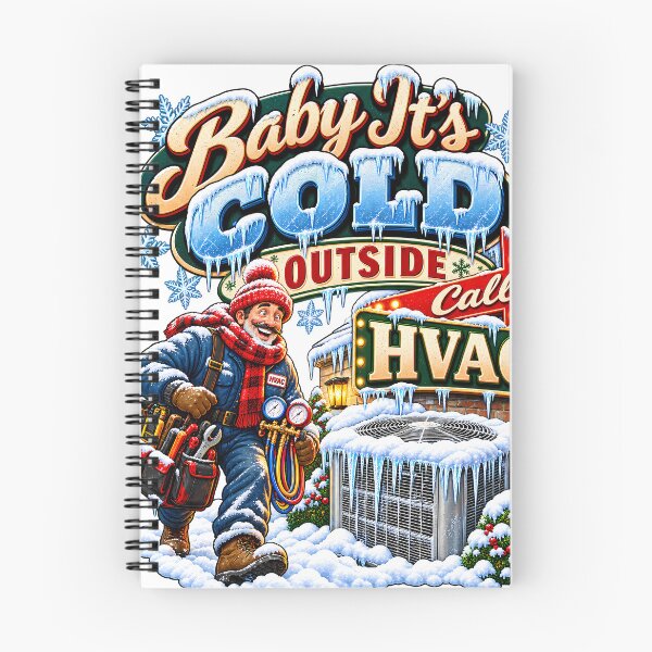 Item preview, Cold Outside Call HVAC Funny HVAC Tech Christmas designed and sold by 198tees.