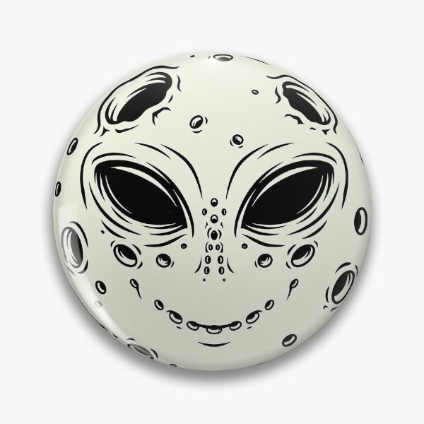 Item preview, Smiling Moon Alien Eyes Art designed and sold by Gangster-Design.