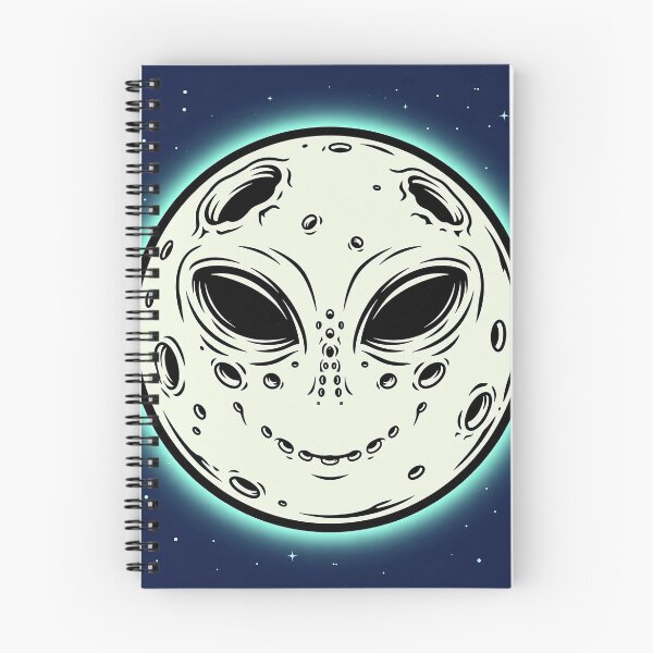 Item preview, Smiling Moon Alien Eyes Art designed and sold by Gangster-Design.