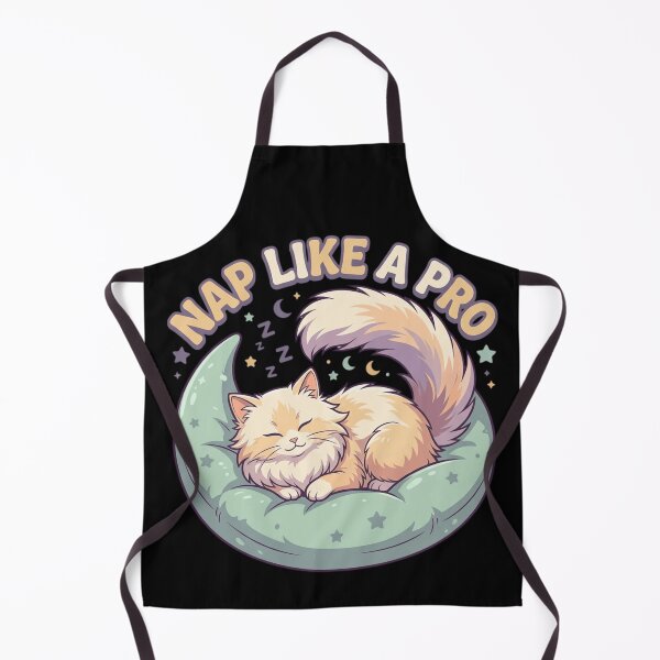 Item preview, Nap Like A Pro Cozy Sleeping Cat Cute Funny Quote    designed and sold by mood-draftsman.