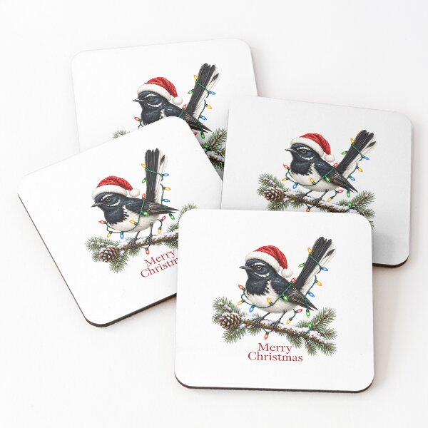 Item preview, Magpie Lark Christmas – Merry Christmas Australian Bird designed and sold by SVALANART.