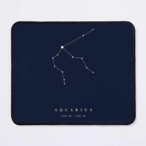 Item preview, Aquarius Constellation Line Art | Minimalist Zodiac Star Map Poster | Astrology Wall Art designed and sold by FixationStudio.
