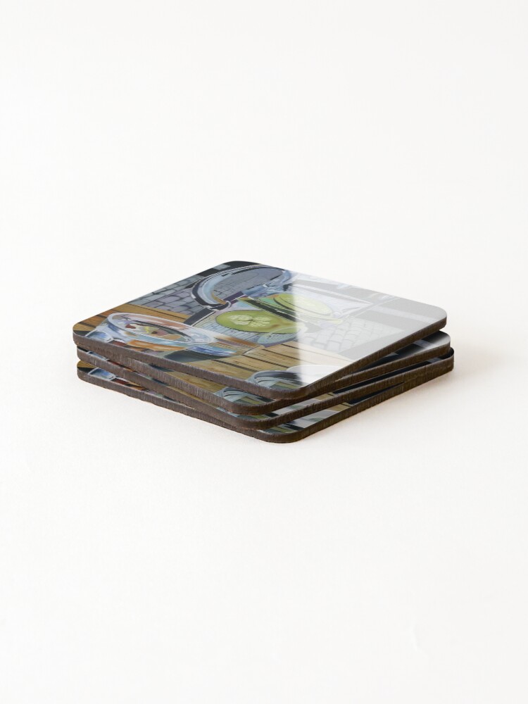 Thumbnail 4 of 5, Coasters (Set of 4), Janet Fish designed and sold by Rohyadalim.