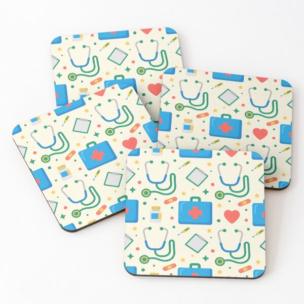 Item preview, Doctor Stethoscope First Aid Healthcare Pattern designed and sold by Mimoshi ⭐⭐⭐⭐⭐.