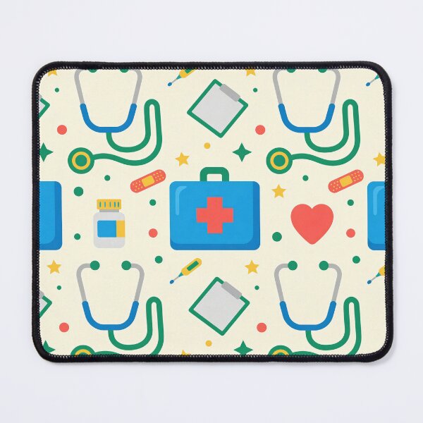 Item preview, Doctor Stethoscope First Aid Healthcare Pattern designed and sold by Mimoshi ⭐⭐⭐⭐⭐.