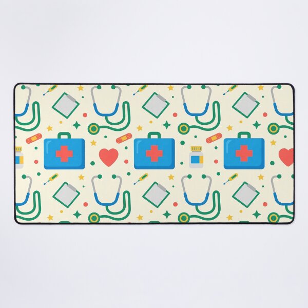 Item preview, Doctor Stethoscope First Aid Healthcare Pattern designed and sold by Mimoshi ⭐⭐⭐⭐⭐.
