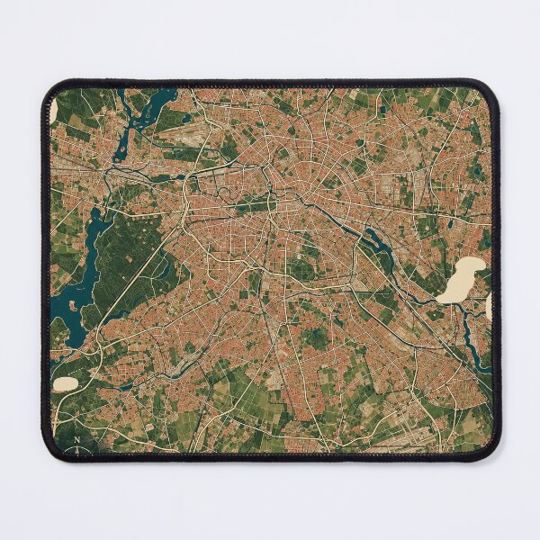 Item preview, Berlin Minimalist City Map designed and sold by Furflix.