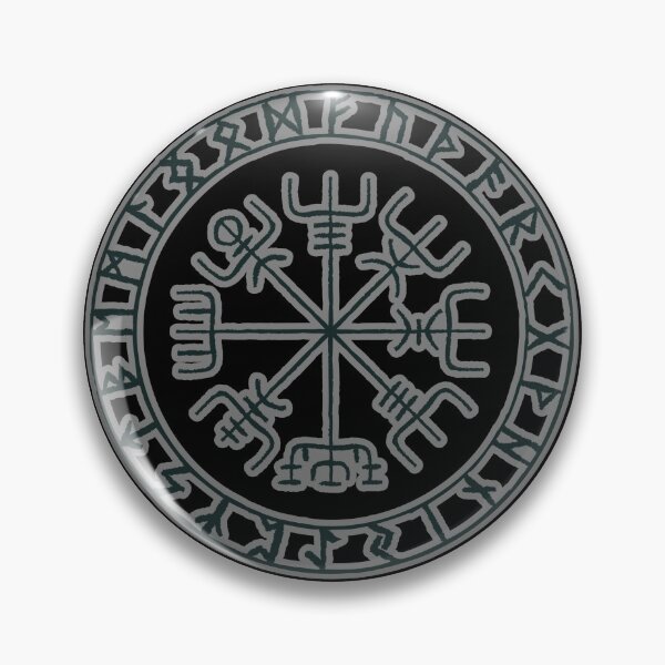 Item preview, Vegvisir Viking Runic Compass Runic Circle designed and sold by MaryMoonArt.