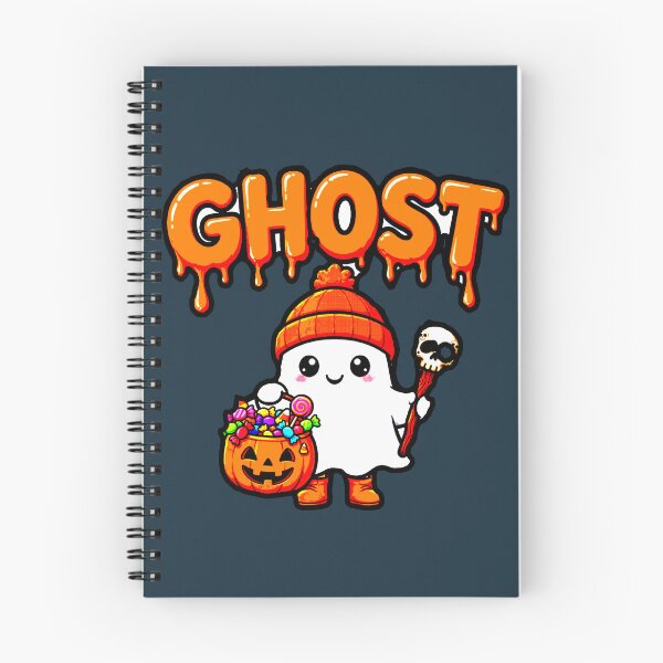 Item preview, Ghost Kawaii Halloween Candy Pumpkin Trick Or Treat designed and sold by AstronautMerch.
