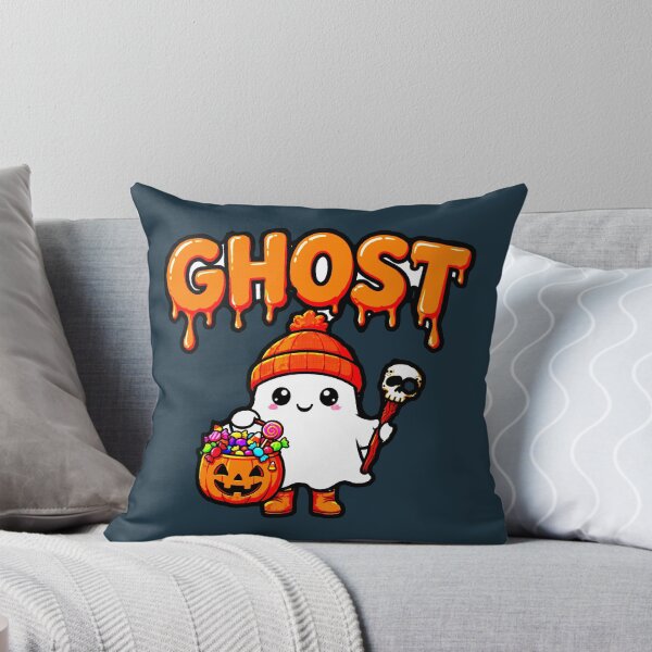 Item preview, Ghost Kawaii Halloween Candy Pumpkin Trick Or Treat designed and sold by AstronautMerch.
