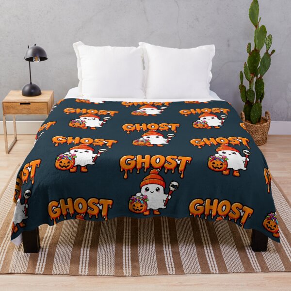 Item preview, Ghost Kawaii Halloween Candy Pumpkin Trick Or Treat designed and sold by AstronautMerch.