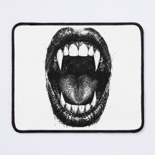 Item preview, Vampire Fangs Mouth Halloween Gothic Horror Art designed and sold by CreativeBrains7.