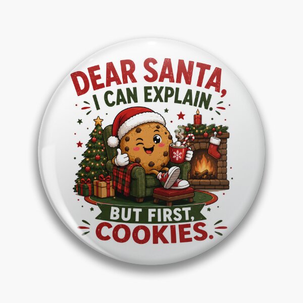 Artikelvorschau, Dear Santa I Can Explain – Lustiges Weihnachtsplätzchen Design entworfen und verkauft von SVALANART.