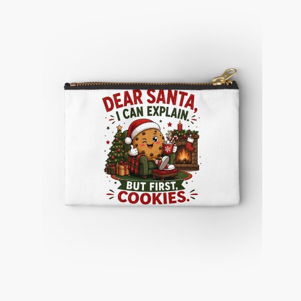 Item preview, Dear Santa I Can Explain But First Cookies – Funny Christmas Cookie designed and sold by SVALANART.