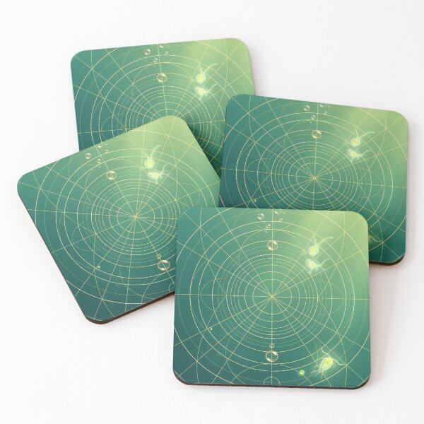 Item preview, Sacred Geometry Underwater Plankton Geometric Grid designed and sold by monkeybusiness.pt.