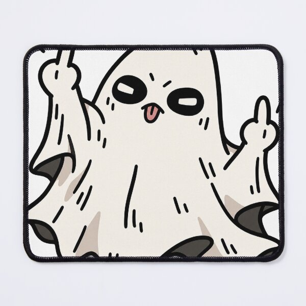 Item preview, Sassy Ghost Flipping Off Funny Halloween T-Shirt Design designed and sold by KIDEnia.