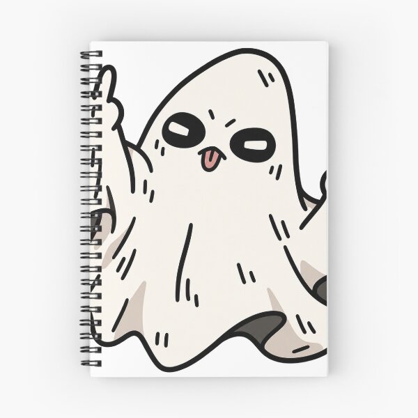 Item preview, Sassy Ghost Flipping Off Funny Halloween T-Shirt Design designed and sold by KIDEnia.