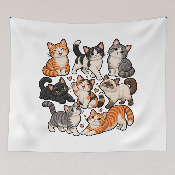 Item preview, Funny Cats Cute Cats Memes designed and sold by ArtDesignTp.