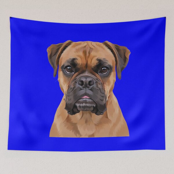 Item preview, Dog Pet Owner Art Design Boxer Full Face Portrait designed and sold by fantasticdesign.