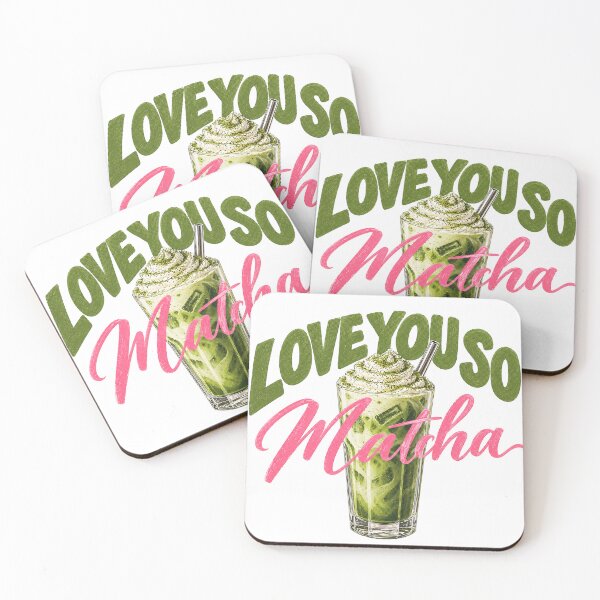 Item preview, Love You So Matcha Iced Latte designed and sold by Hawkiji.