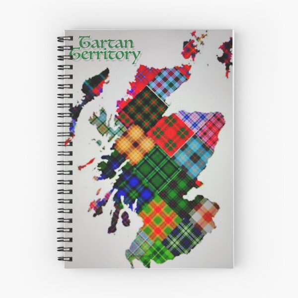 Item preview, Tartan Territory Map Print designed and sold by Lichentroupe63.
