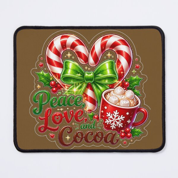 Item preview, Peace Love and Cocoa Christmas Design designed and sold by MargaretPolanco.