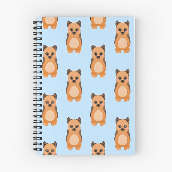 Item preview, Pattern of Cute Baby German Shepherd Dog - Kawaii Chibi illustration designed and sold by Agamaji.