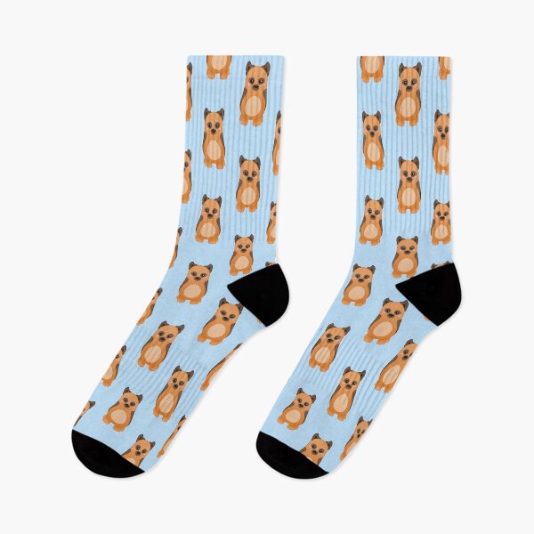 Item preview, Pattern of Cute Baby German Shepherd Dog - Kawaii Chibi illustration designed and sold by Agamaji.