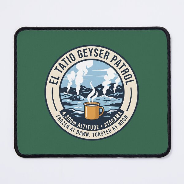 Item preview, El Tatio Geyser Patrol - Atacama Chile Altitude Vintage Emblem. designed and sold by MyHappyArtShop.