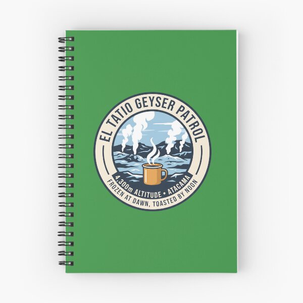 Item preview, El Tatio Geyser Patrol - Atacama Chile Altitude Vintage Emblem. designed and sold by MyHappyArtShop.
