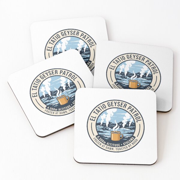 Item preview, El Tatio Geyser Patrol - Atacama Chile Altitude Vintage Emblem. designed and sold by MyHappyArtShop.