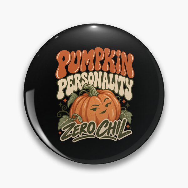 Item preview, Pumpkin Personality Zero Chill Funny Halloween  designed and sold by PhylonBoxx.