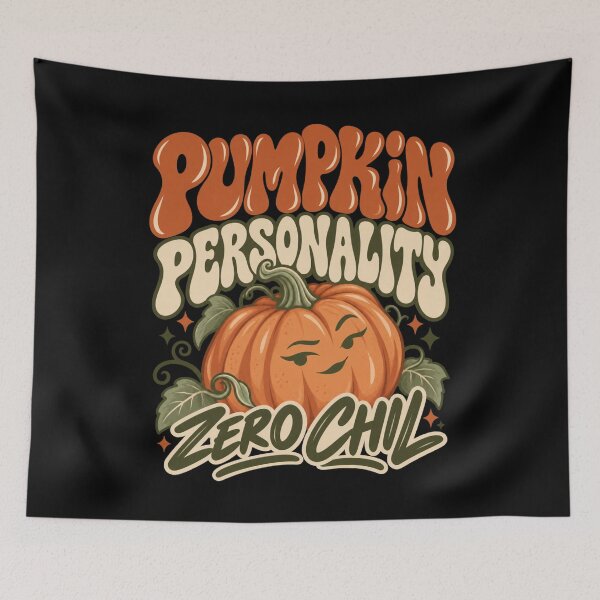 Item preview, Pumpkin Personality Zero Chill Funny Halloween  designed and sold by PhylonBoxx.