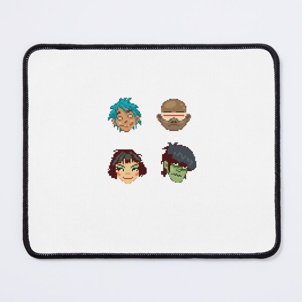 Item preview, Gorillaz Pixelart Faces designed and sold by Zero Canon.