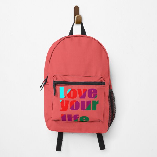 Item preview, Love Your Life - Colorful Abstract Typography Graphic Design designed and sold by Carftora786.