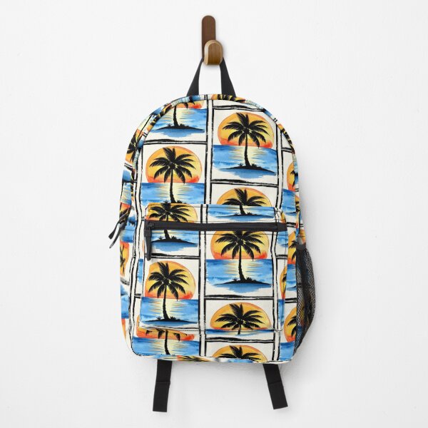 Item preview, Tropical sunset, summer evening with palm tree designed and sold by LiskoDesign.